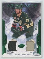 2011-12 UD Artifacts Guillaume Latendresse 48 Base Emerald Jersey Patch /65