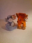 Vintage Pokemon Applause KFC Toy Vulpix & Dratini Bean Bag Plush Toy NWT