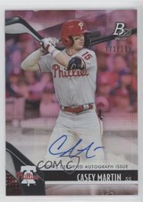 2021 Bowman Platinum Top Prospects Pink 171/199 Casey Martin #TOP-4 Auto 0ld6