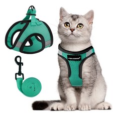 Escape Proof Cat Harness Leash Set SecureFit StepIn Vest Kittens Large