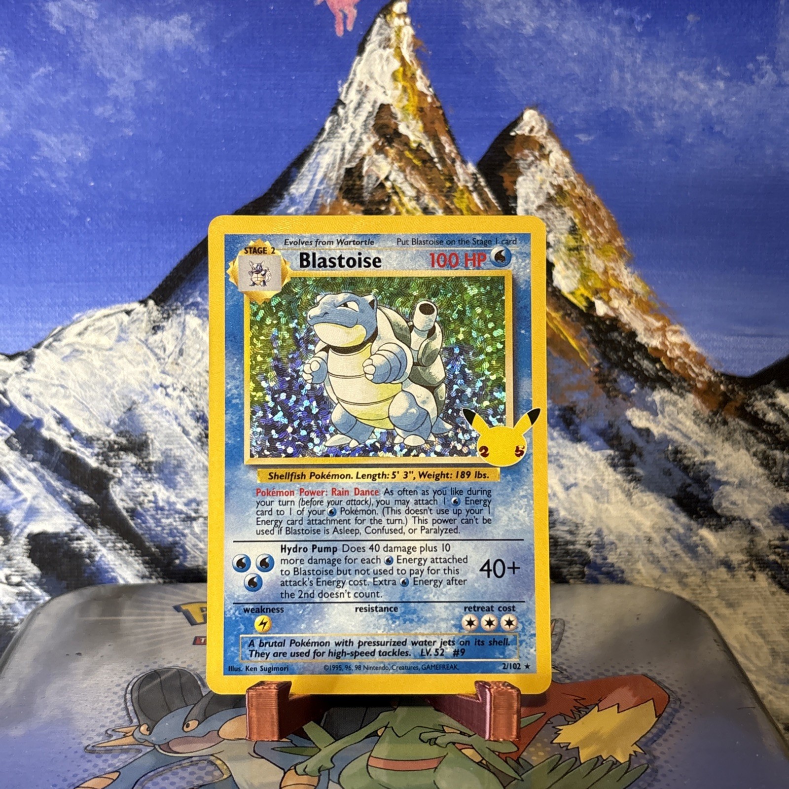 Blastoise - 2/102 Pokemon Celebrations: Classic Collection - Holo NM