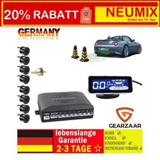 8x Sensoren Universal PDC Einparkhilfe Nachr&uuml;sten Parkhilfe R&uuml;ckfahrwarner