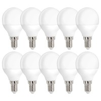 10 X Led Leuchtmittel Tropfen 4W = 29W E14 Matt Kugel P45 160° Warmweiß 3000K