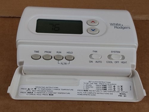 White-Rodgers 1F80-361 5+1+1 Day Programmable Thermostat - Picture 5 of 7