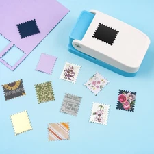 1x0.8inch Rectangular Postage Stamp Punch for Paper Crafting Scrapbooking