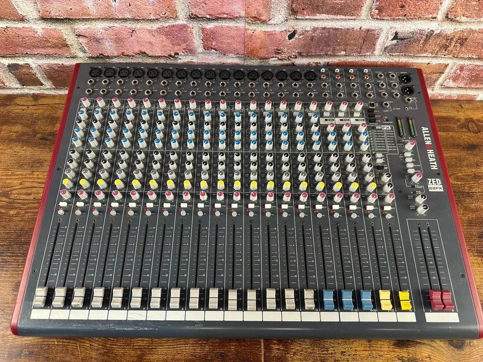 Allen & Heath ZED-22FX 22-Channel Recording Mixer Tested/WORKS :FREE SHIPPING - Image 2 of 4
