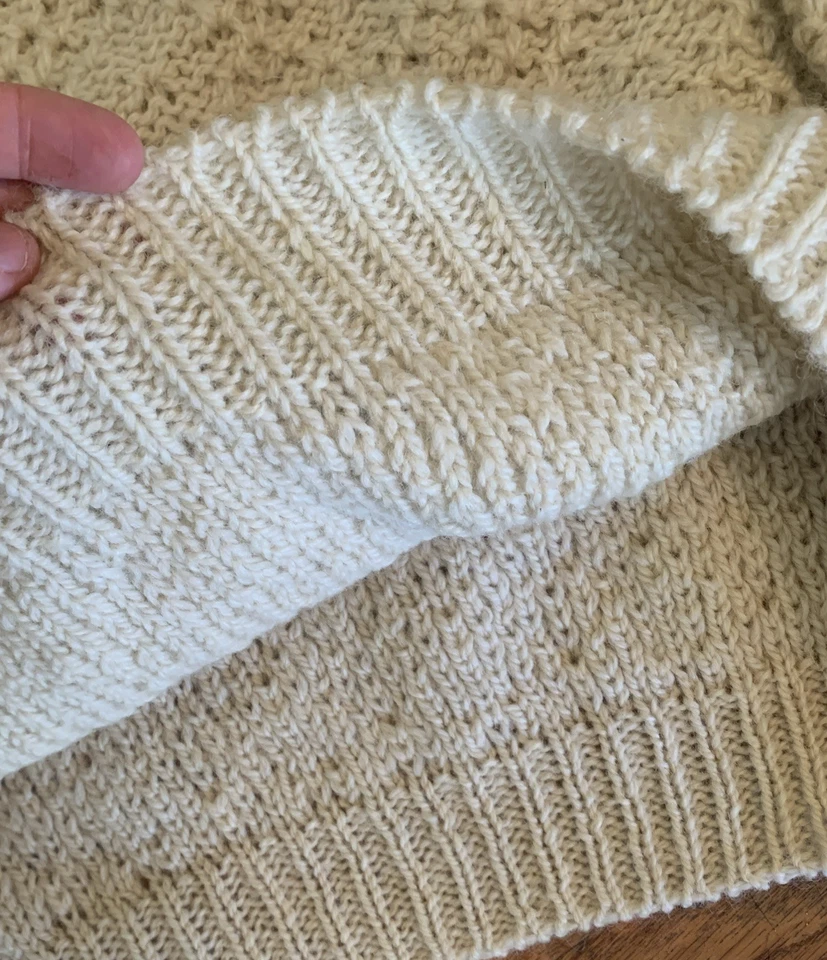 Suéter de lana de cordero tejido Kelly Johnson para hombre talla grande Foto 3 de 4