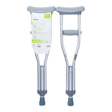 McKesson Aluminum Pediatric Underarm Crutches 3' 7" to 4' User Ht.