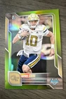 2025 Bowman Chrome University Football Lime Green Refractor Haynes King #142