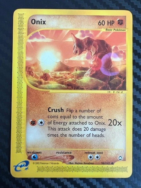 Pokémon TCG Onix Aquapolis 98/147 Regular Common NM