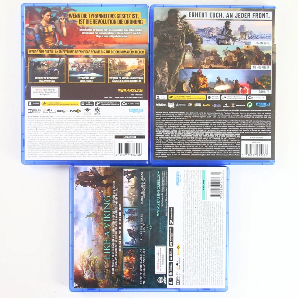 Playstation 5 PS5 Assassin's Creed - Valhalla Farcry 6 Call of Duty Vanguard - Bild 2 von 2