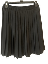 Vintage Women's GAP Black Pleated Skirt With Elastic Waist Size S