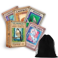 Messages From Your Animal Spirit Guides Wisdom Orakel Karten Deck Mit Tasche