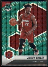 2020-21 Panini Mosaic Jimmy Butler Mosaic Green #177 Miami Heat