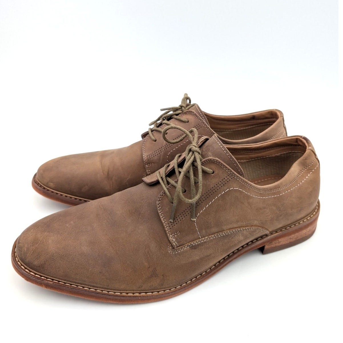 SAOLA Steve Madden Kacion Oxford scarpe uomo pelle marrone taglia US11 5M EU44