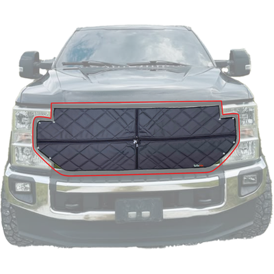 #ad 2020 2023 FORD SUPER DUTY SERIES Quilted Winter Front by GrilleAdz® 902 31 $175.00