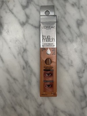 Loreal True Match Eye Cream In A Concealer W 7-8 Dark .4oz Ea 2pcs New!!