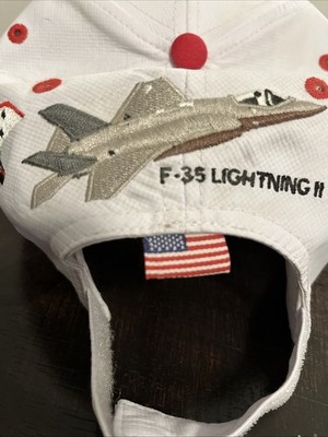 Commemorative Air Force Eagle Squadron Baseball Cap White Wings Over Houston F35