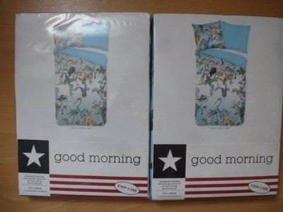 Schöne Bettwäsche 2 Sets 80x80 135x200 Good Morning Reeva Einzelpreis 39 