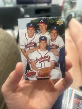 1993 Upper Deck Strike Force - Maddux, Glavine, Smoltz, And Avery #472