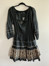 Ralph Lauren Black Mu Resort 23 Embroidered Dress Women's size 4 New with Tags