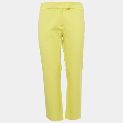 Joseph Yellow Stretch Gabardine Queen Pants L
