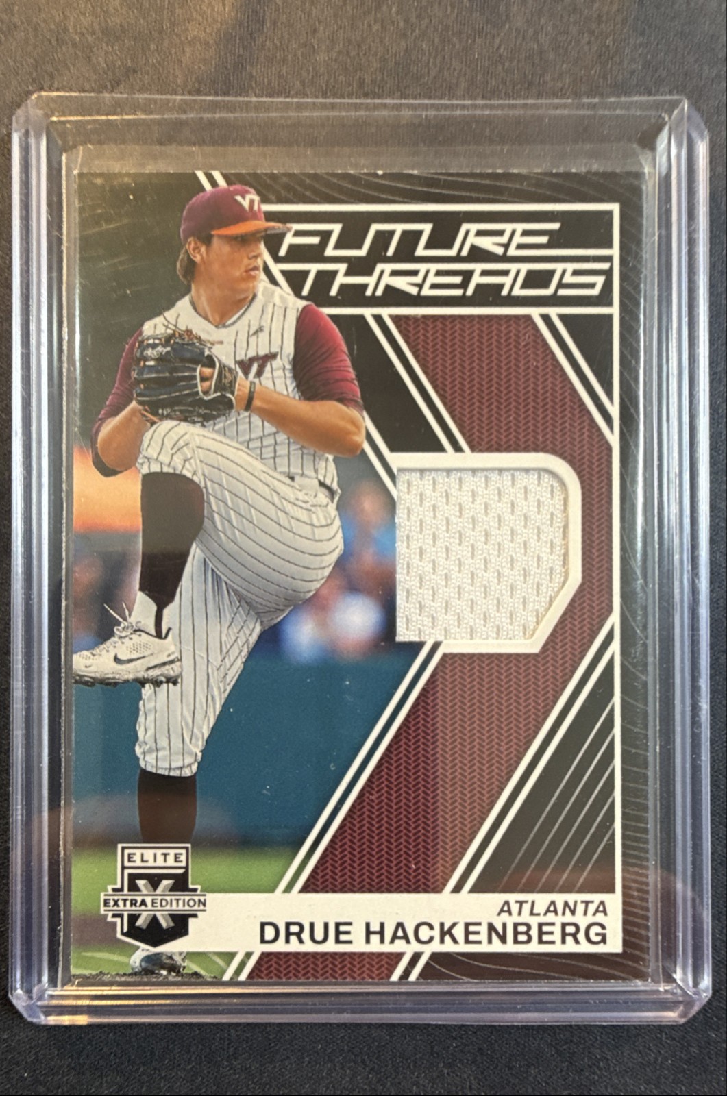 2023 Panini Elite Extra Edition - Future Threads Drue Hackenberg #FT-DH BS13
