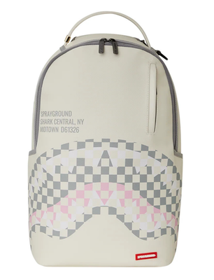 Sprayground Cream Check Dynamic Backpack🔥New Black Large Bookbag