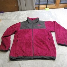 The North Face Jacket Girls XL Pink Osito Fleece Full Zip Pockets Warm Soft Hike