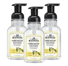 J.R. Watkins Lemon Foaming Hand Soap, 9 oz., Pack of 3