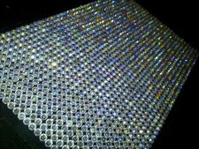 CraftbuddyUS 2356pcs Bulk Sheet 4mm Self Adhesive AB Clear Rhinestone Gems
