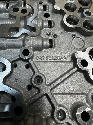 ZF9HP48 948TE VALVE BODY 9 SOLENOID CHRYSLER TYPE 2014-19 PBC PARK