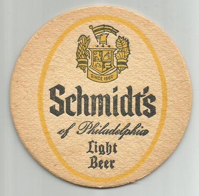 16 Take Home Schmidt's In Cans- In Bottles Beer Coasters