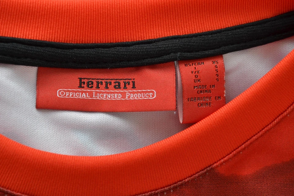 RACING FORMULA 1 F1 SCUDERIA FERRARI BLACK SHIRT S ALONSO - Image 3 of 4