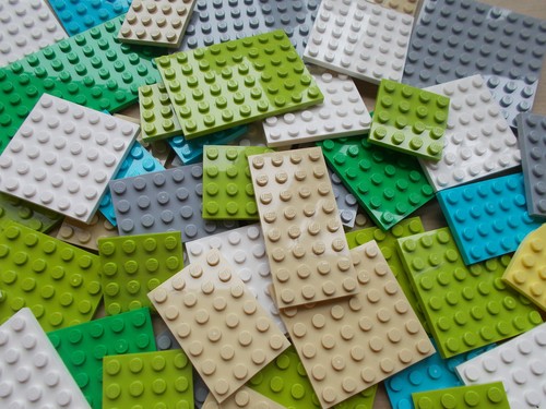 NEW LEGO MIXED BASE PLATE PACK PICK 10 15 20 40 PACK FRIENDS CITY MOVIE PRINCESS - Picture 4 of 8