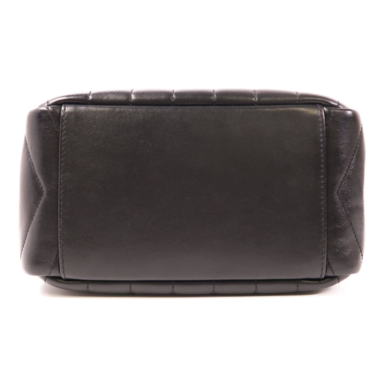 Borsa SAINT LAURENT YSL SHW Loulou borsa a tracolla catena 574102 pelle di vitello nera