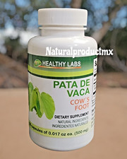 Pata de Vaca   Cow's Foot Bauhinia-Forficata 90 Capsules By Healthy Labs