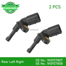Pair Rear Side Abs Wheel Speed Sensor For Audi A3 A3 Tt 1k0927808 1k0927807 Pair Rear Side Abs Wheel Speed Sensor For Audi A3 A3 Tt 1k0927808 1k0927807