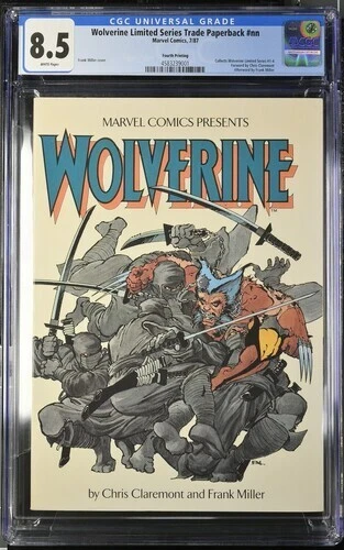 Wolverine Limited Series Trade Paperback CGC 8.5 1987 RARE 4th Print 1 IN WORLD - Image 2 of 4