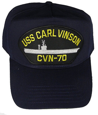 USS CARL VINSON CVN-70 HAT USN NAVY SHIP NIMITZ CLASS SUPER CARRIER GOLD EAGLE
