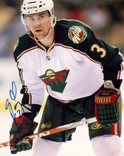 MAREK ZIDLICKY SIGNED 8X10 PHOTO PHOTOGRAPH MINNESOTA WILD COA