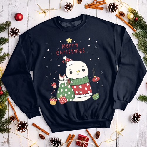 Cute Christmas Jumpers Ladies? Winter Snowman Mens and Womens Sweatshirts #MC - Picture 22 of 29