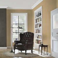 Vliestapete Rasch Einfarbig Linien Struktur Gold Metallic 608618 (4,18€/1Qm)