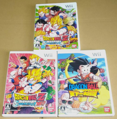 Dragon Ball Tenkaichi Daibouken & Z Sparking! NEO Meteor set Nintendo Wii Japan