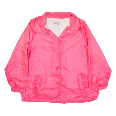 Coach Jacke Rosa Nylon Damen XL