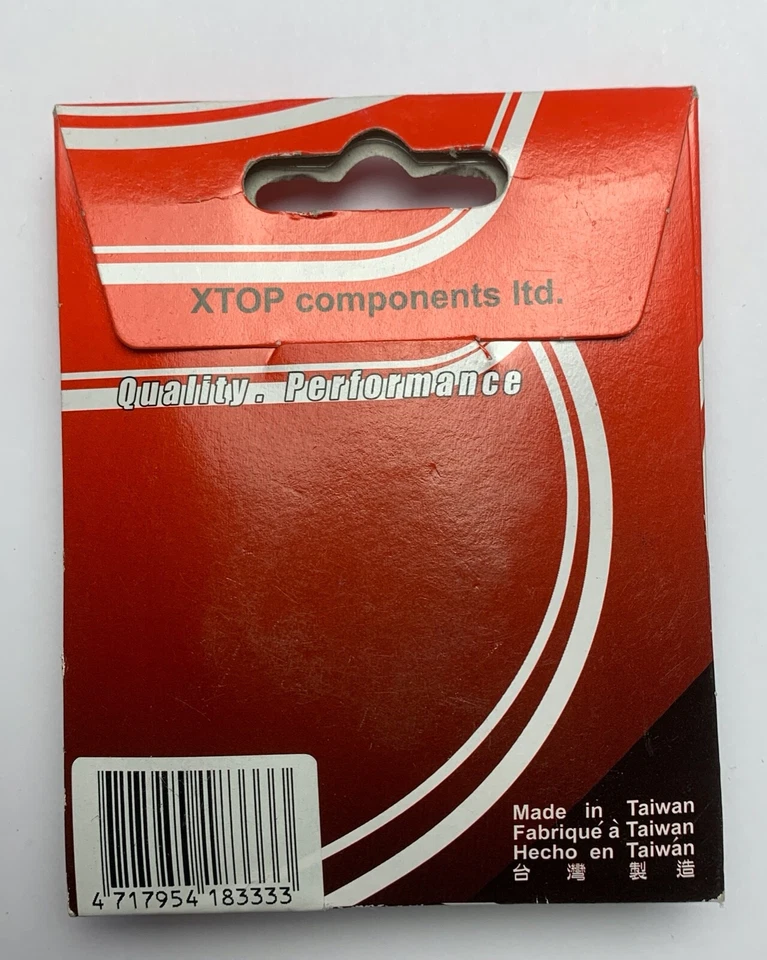 XTOP PAIRE DE PLAQUETTES JAUNE / YELLOW XP-297 (5) - Photo 2/2