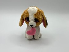 Ty Beanie Boos COOKIE the Dog 6" Beanbag Plush Stuffed Toy w/ Solid Eyes