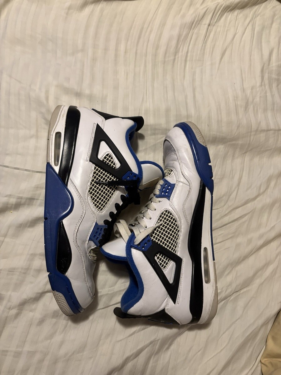 air jordan 4 retro white game royal black