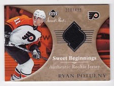 2006-07 NHL Upper Deck Sweet Shot # 142 Ryan Potulny RC SP # /499 / Rookie Card