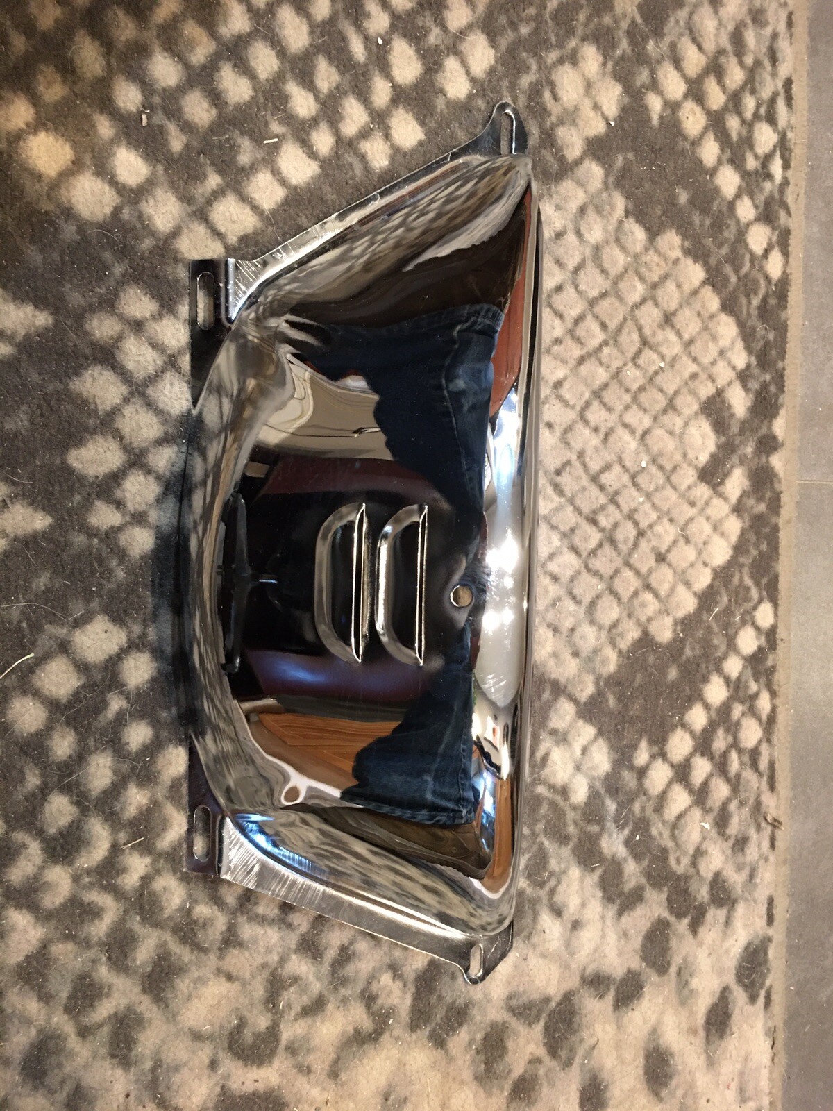 Chevrolet/General Motors TH350, TH400,700r4 Chrome Flywheel Dust Shield